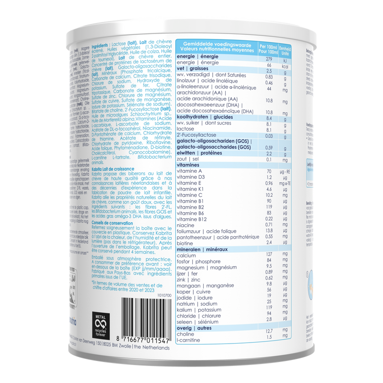 Kabrita 3 Peutermelk 800g