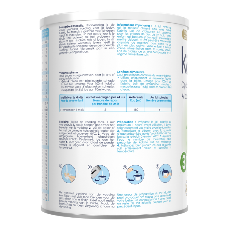 Kabrita 3 Peutermelk 800g