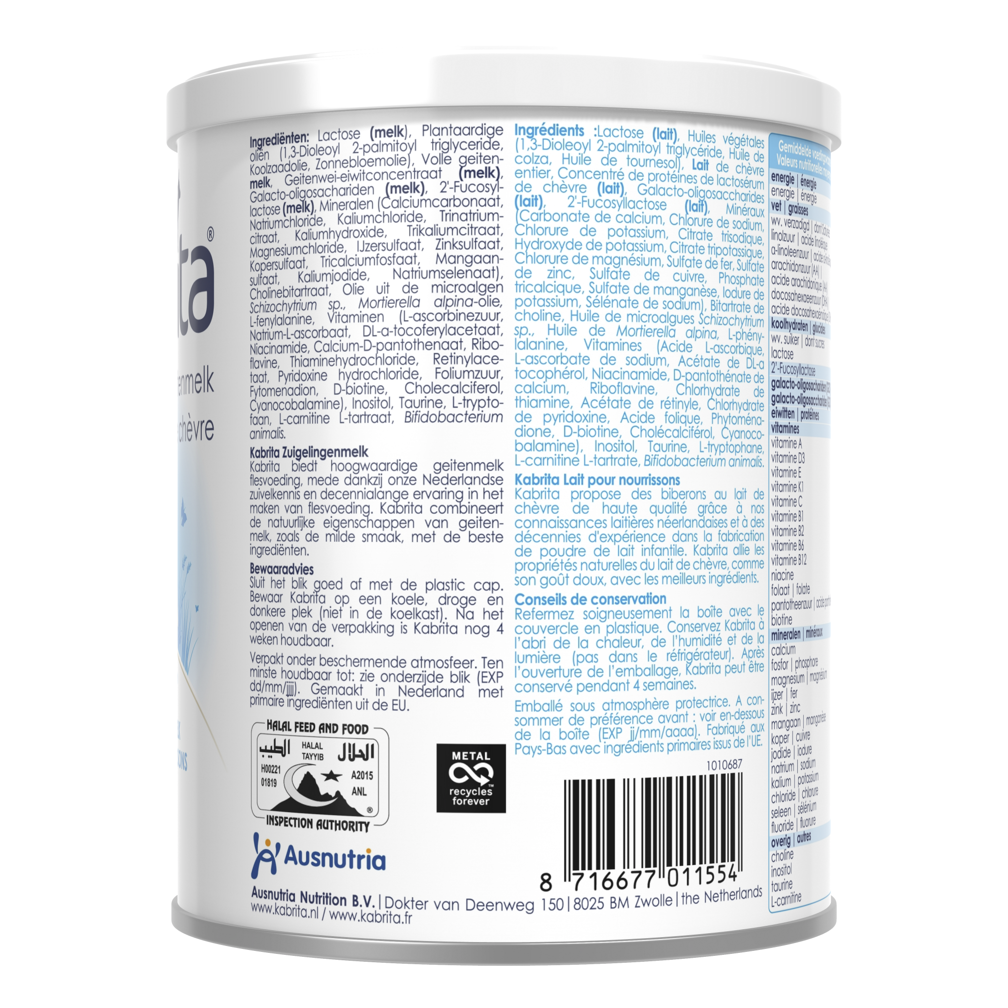 Kabrita 1 Zuigelingenmelk 400g