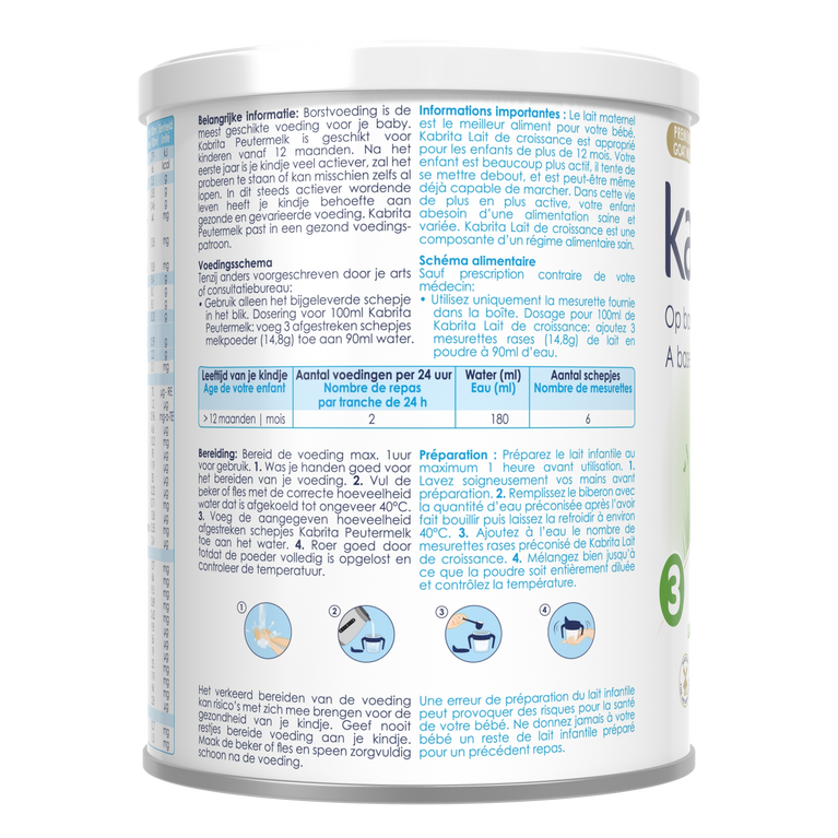 Kabrita 3 Peutermelk 400g