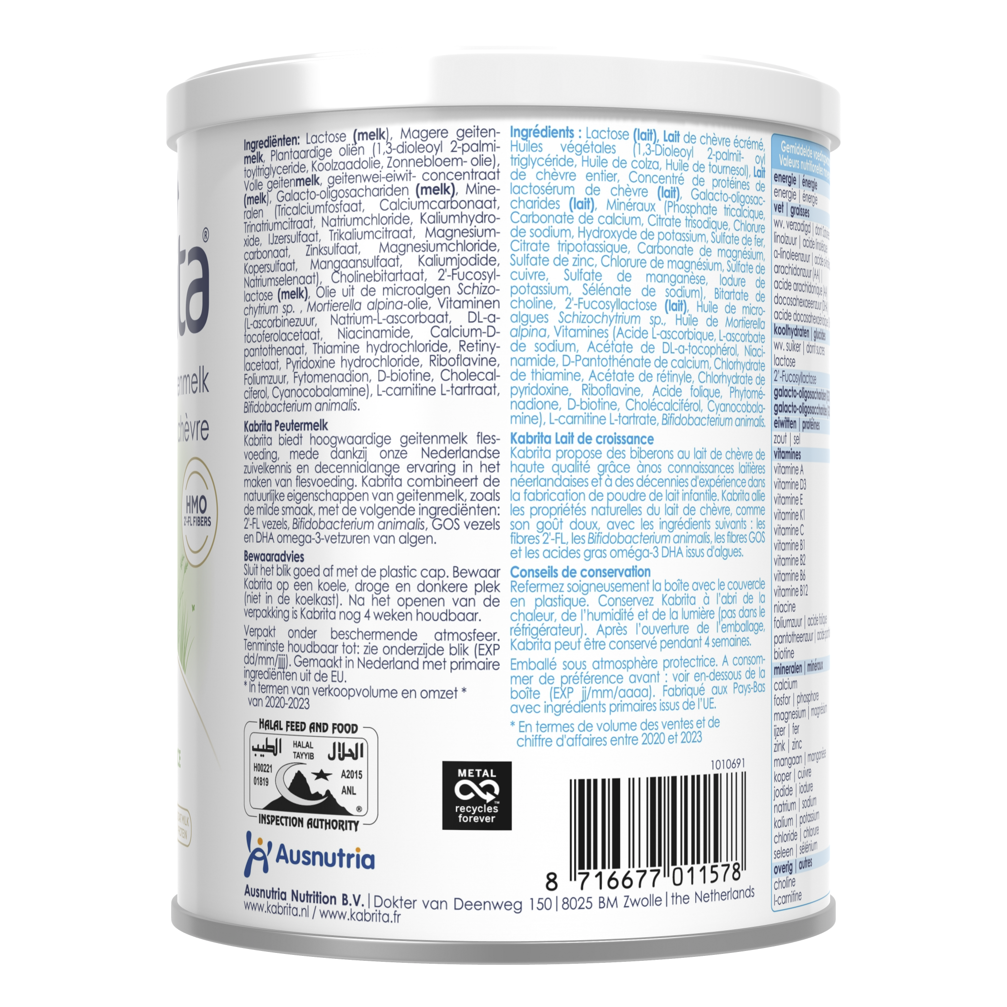Kabrita 3 Peutermelk 400g